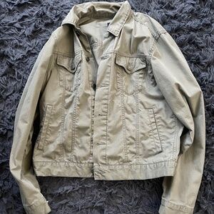 Women’s gap army green coat size medium